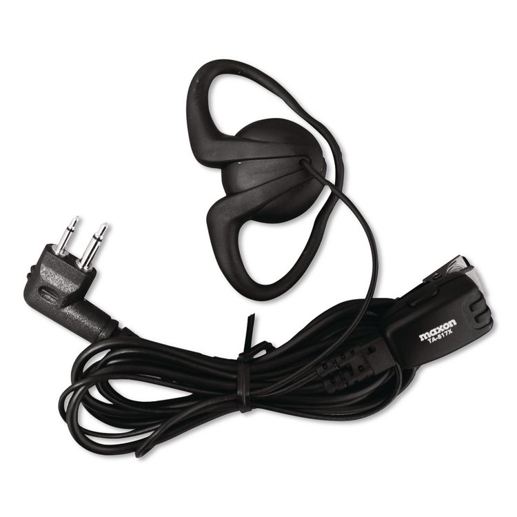 Monaural Earhook Headset with D Ring Earpiece