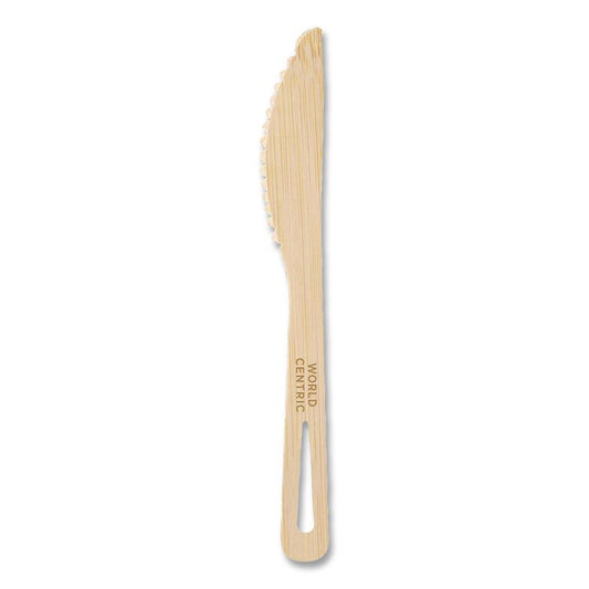 Bamboo Cutlery, Knife, Paper, Natural, 2,000/Carton