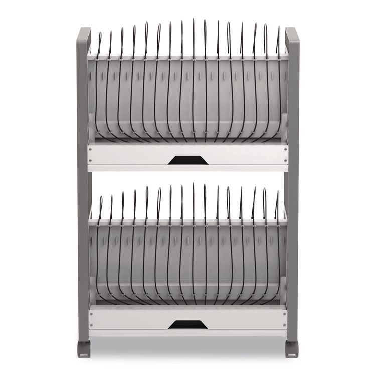 32 Bay Open Charging Cart for 32 Devices, 27 x 14.75 x 39.75