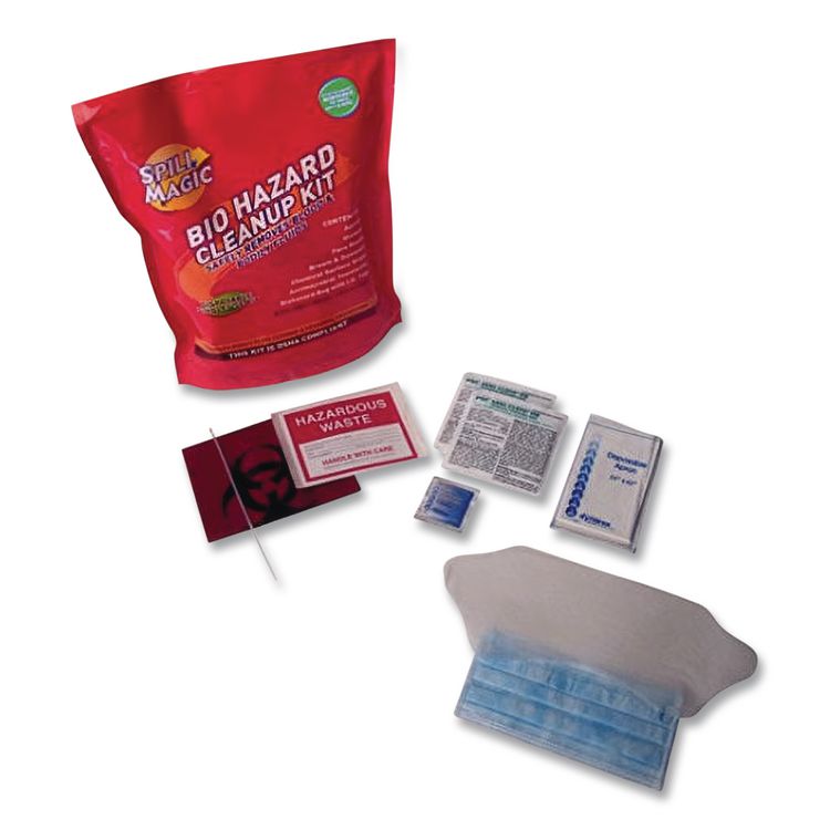 Biohazard Spill CleanUp, 0.75 x 6 x 9