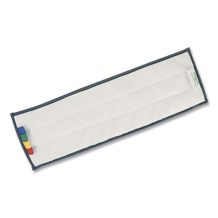 Excella Reusable Mopping Pad, 20 x 6, Gray with Color-Coding Tabs