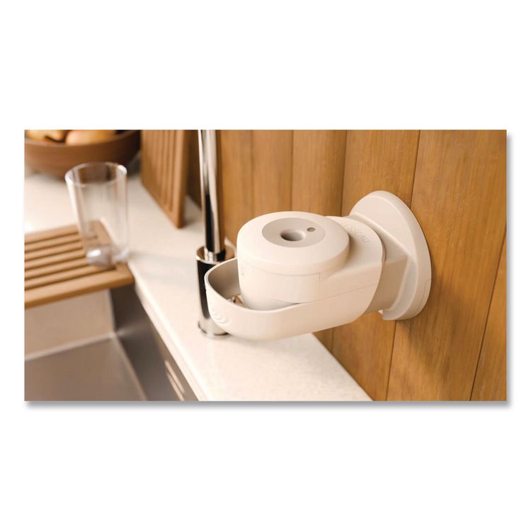LESSEAU Hand Wash Bar Manual Dispenser, 3.93 x 5.7 x, 3.93, White