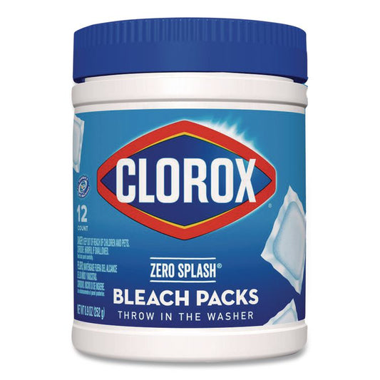 Zero Splash Bleach Packs, Regular Scent, 12 Packs/Canister (Each)