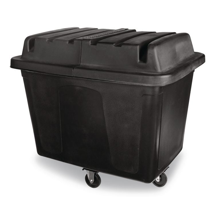 Lid for 20 Cubic Feet Truck, Rectangular, 34w x 48.5d x 8.5h, Black