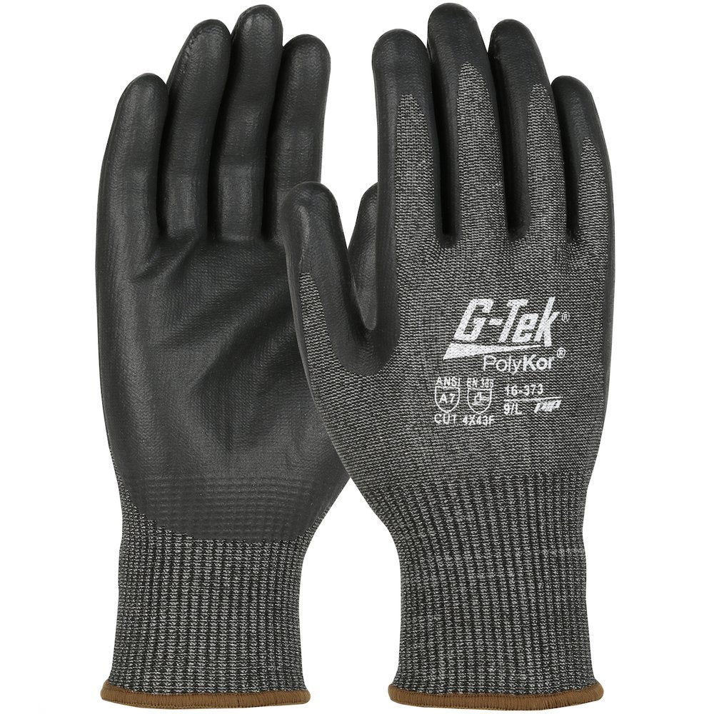 G-Tek by PIP Knit Polykor Glove Nitrile Coat Grip P/F TS XXL, 12 Pairs/Dozen