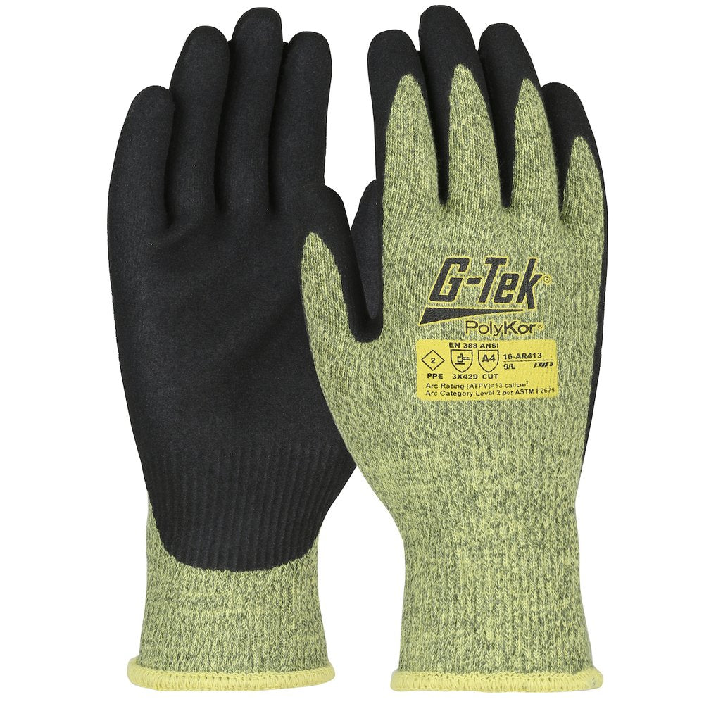 G-Tek by PIP AR Knit Blend Glove Neoprene Foam Coat Grip L, 12 Pairs/Dozen