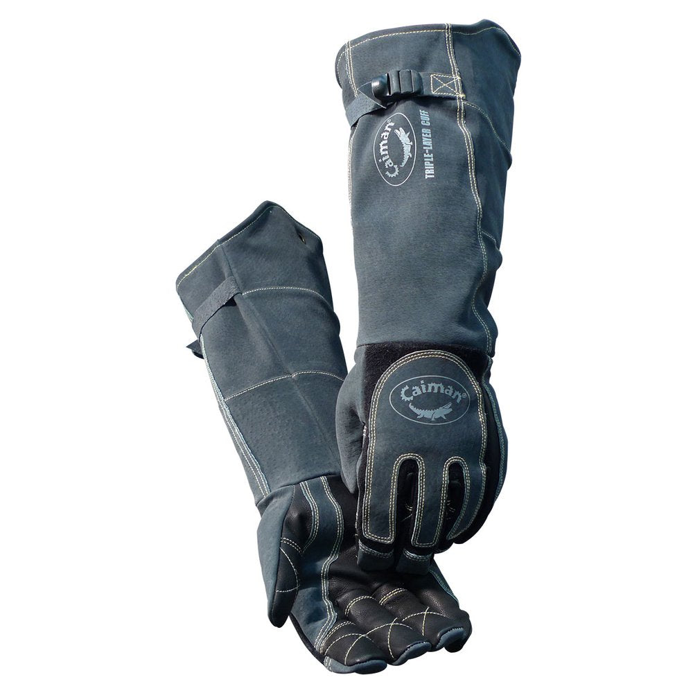 Caiman by PIP Prem Sheep MIG Glove Hvyduty 3-LAYER CUFF-21" L (Pair)