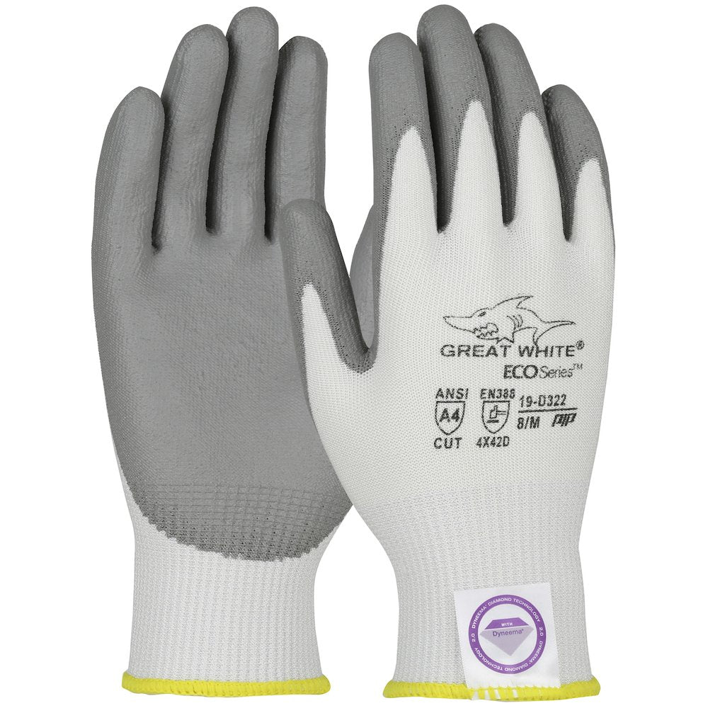 G-Tek by PIP Great WH 3GX Dyneema DIA Shell GRY PU CTG EN4, 12 Pairs/Dozen