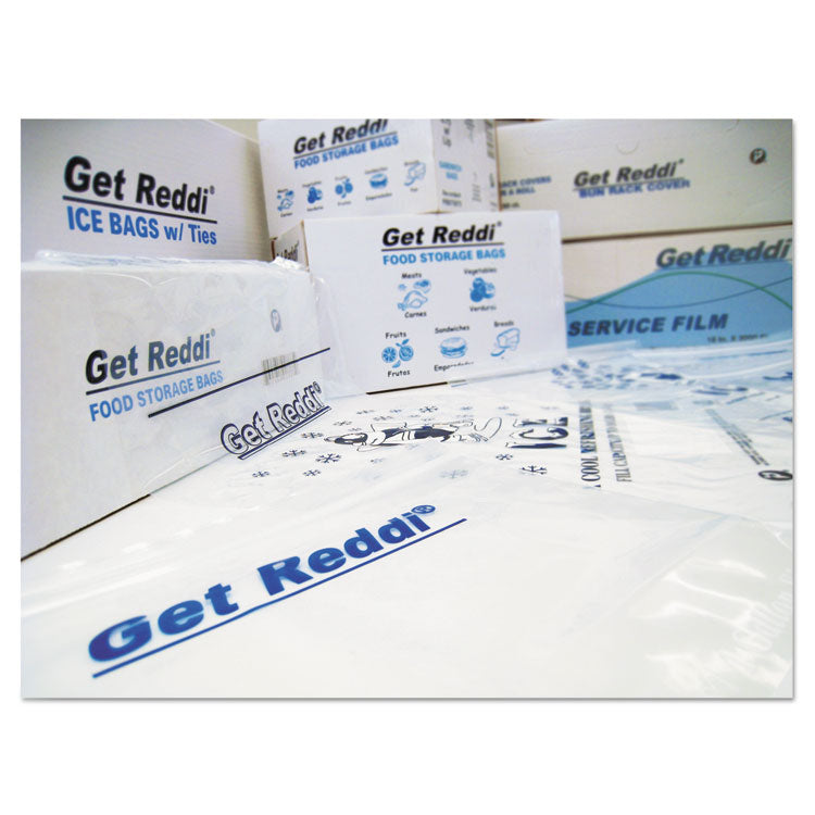Food Bags, 6 gal, 1 mil, 12" x 8" x 30", Clear, 500/Carton