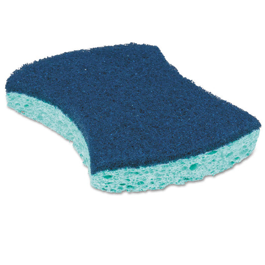 Power Sponge 3000, 2.8 x 4.5, 0.6" Thick, Blue/Teal, 5/Pack