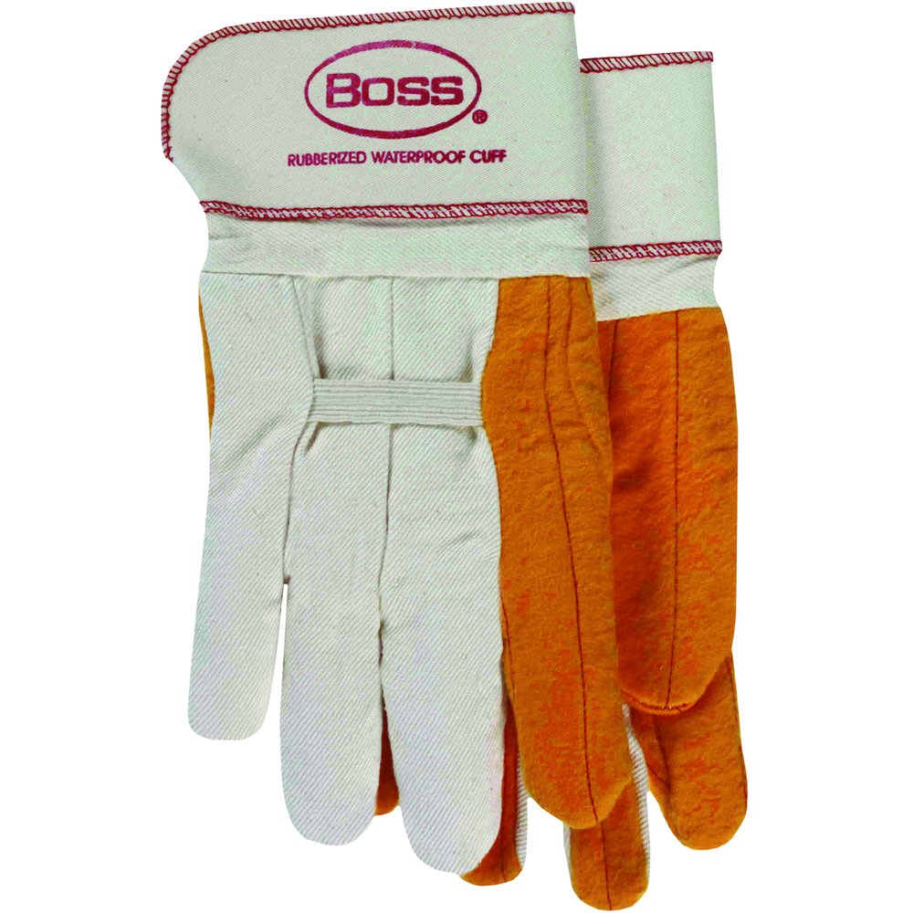 BOSS by PIP Regular Glove Double Layer Nap-out Rubber Cuff L, 12 Pairs/Dozen