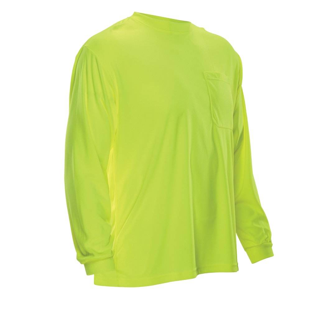 Reflective Apparel by PIP Non-ansi Long Sleeve Moisture Wicking T-shirt 2X