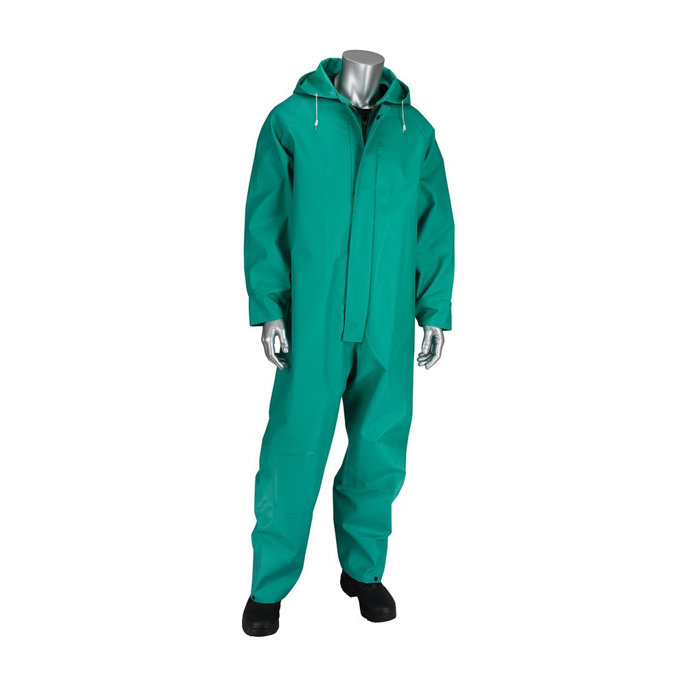 PIP Treated PVC Coverall With Hood - 0.42 MM