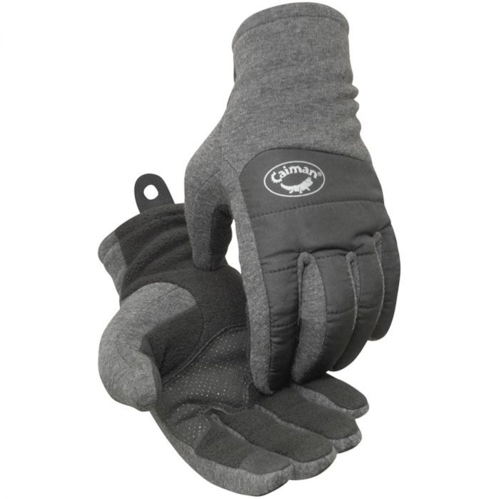 Caiman by PIP Polyestr Fleece Glove DOT Patch Grip Therm TS XL, 12 Pairs/Dozen