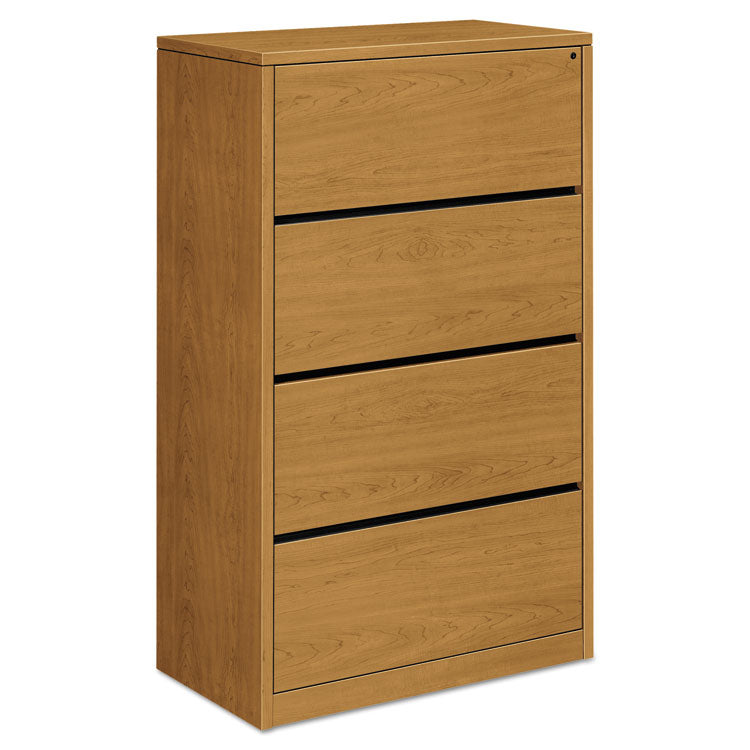 10500 Series Lateral File, 4 Legal/Letter-Size File Drawers, Harvest, 36" x 20" x 59.13"