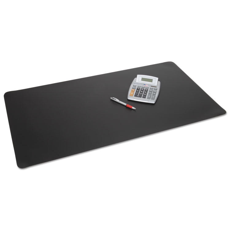Rhinolin II Desk Pad, Antimicrobial Product Protection, 24" x 17", Black