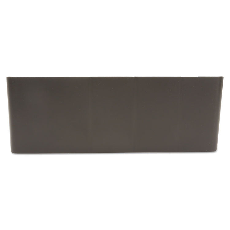 11-Compartment Coffee Condiment Organizer, 18.25 x 6.63 x 9.78, Black