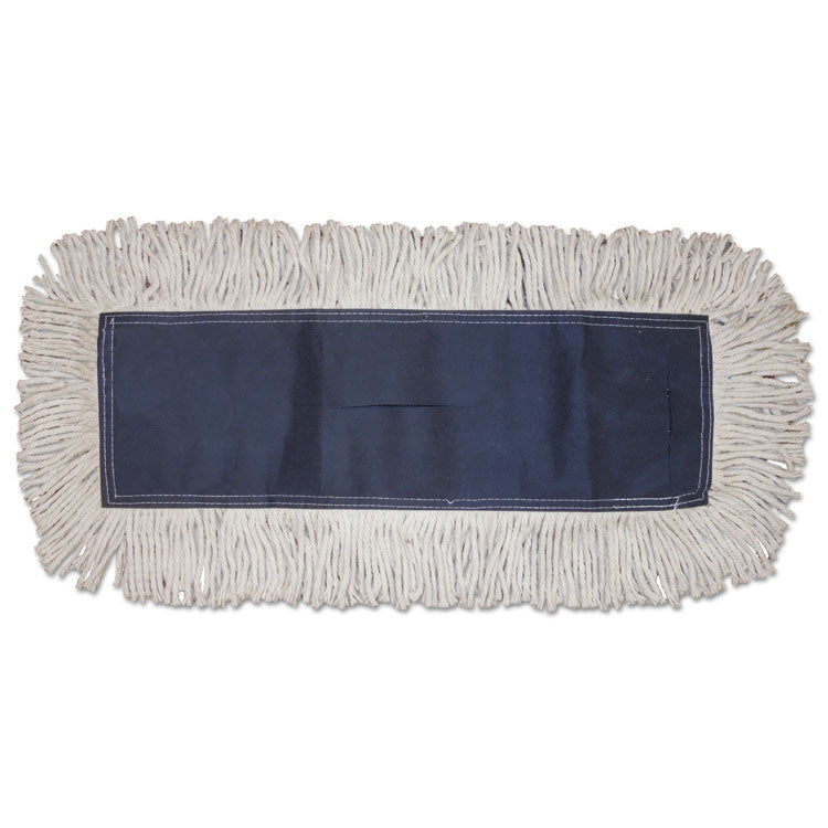 Dust Mop Head, Disposable, 5 x 60, White