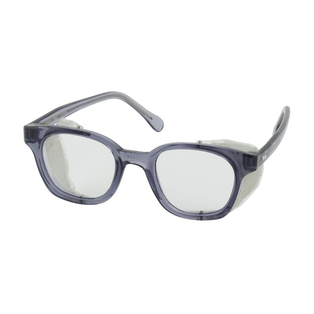 PIP F-frame Glasses Smoke CLR Lens ANTI-SCRATCH/FOG, 12 Pairs/Pack
