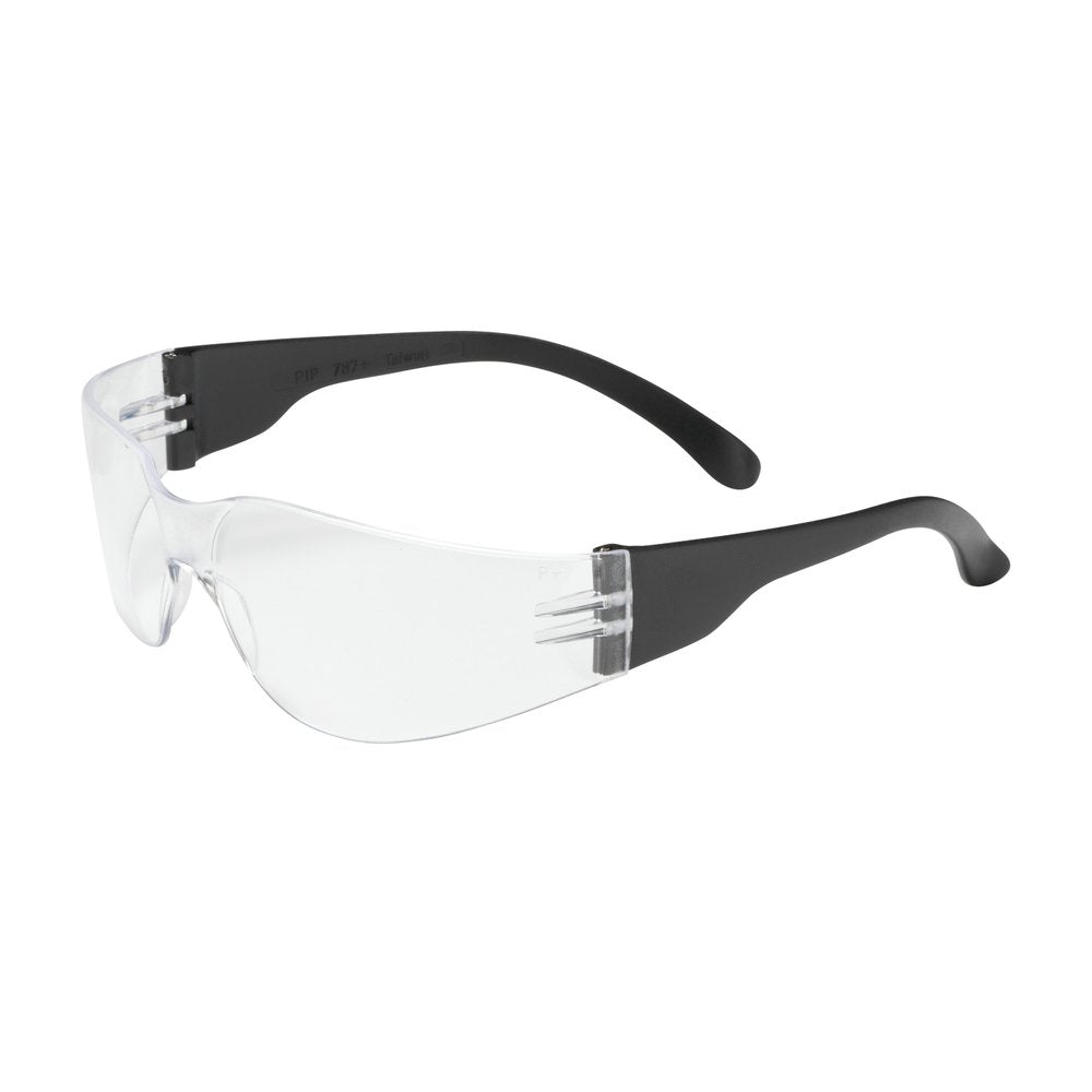PIP Rimless Glasses Black CLR Lens Anti-scratch, 12 Pairs/Pack