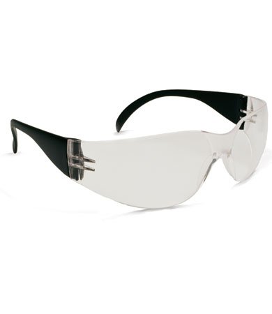 PIP Rimless Glasses BLK Andclr Lens, 12 Pairs/Pack