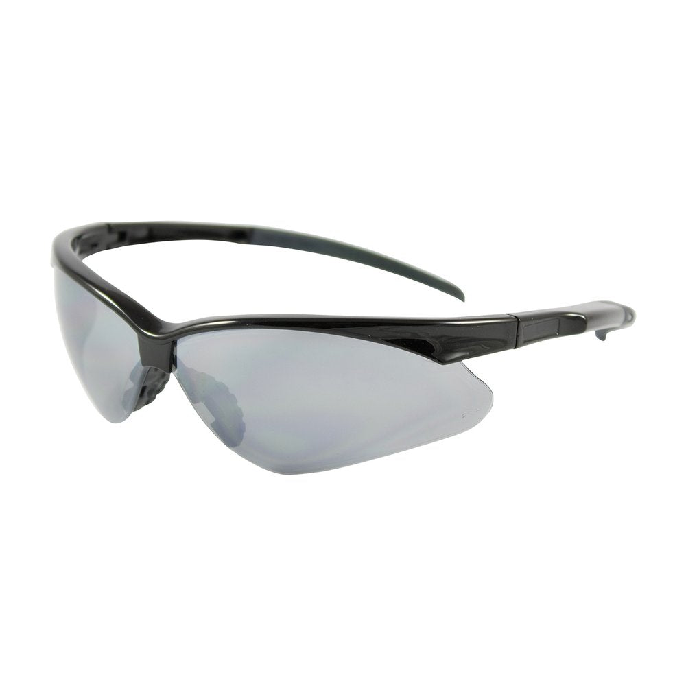 PIP Semi-rimless Glasses BLK Mirror Lens A-scratch, 12 Pairs/Pack