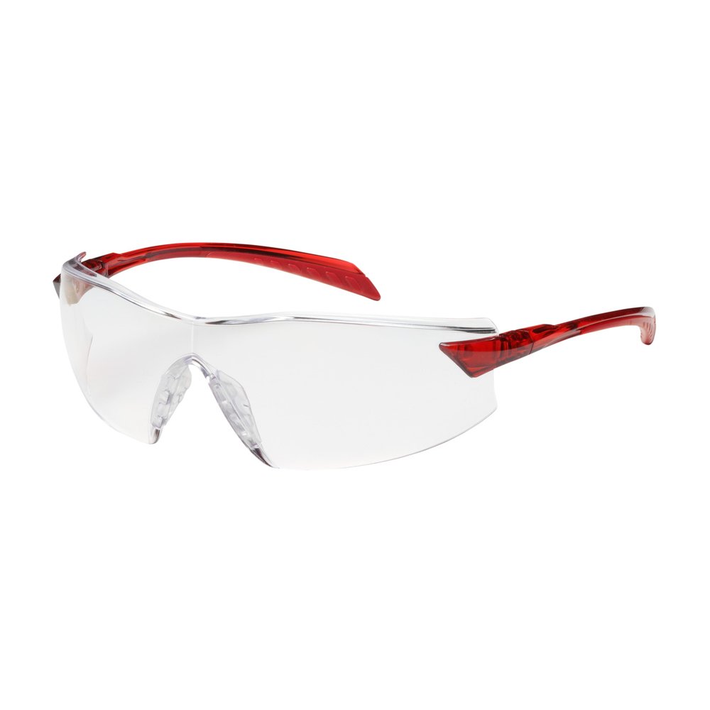 PIP Rimless Glasses RED Clrlens ANTI-SCRATCH/FOG, 12 Pairs/Box