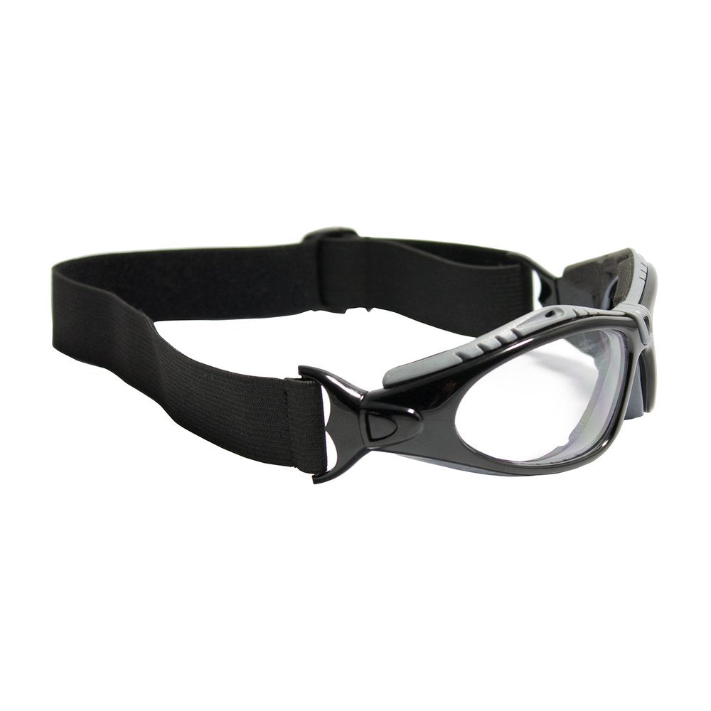 PIP Full Frame Glasses BLK FR Foam CLR LEN AS/FOG (Pair)