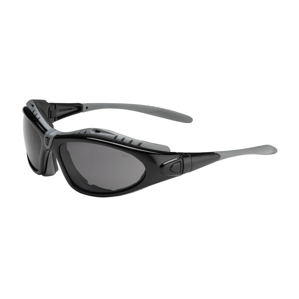 PIP Full Frame Glasses BLK Foam GRY Lens S/F, 12 Pairs/Box
