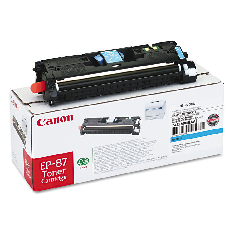 7432A005 (EP-87) Toner, 4,000 Page-Yield, Cyan