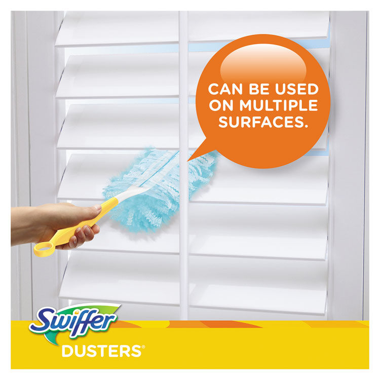 Dusters Refill, Dust Lock Fiber, Unscented, Light Blue, 10/Box, 4 Box/Carton