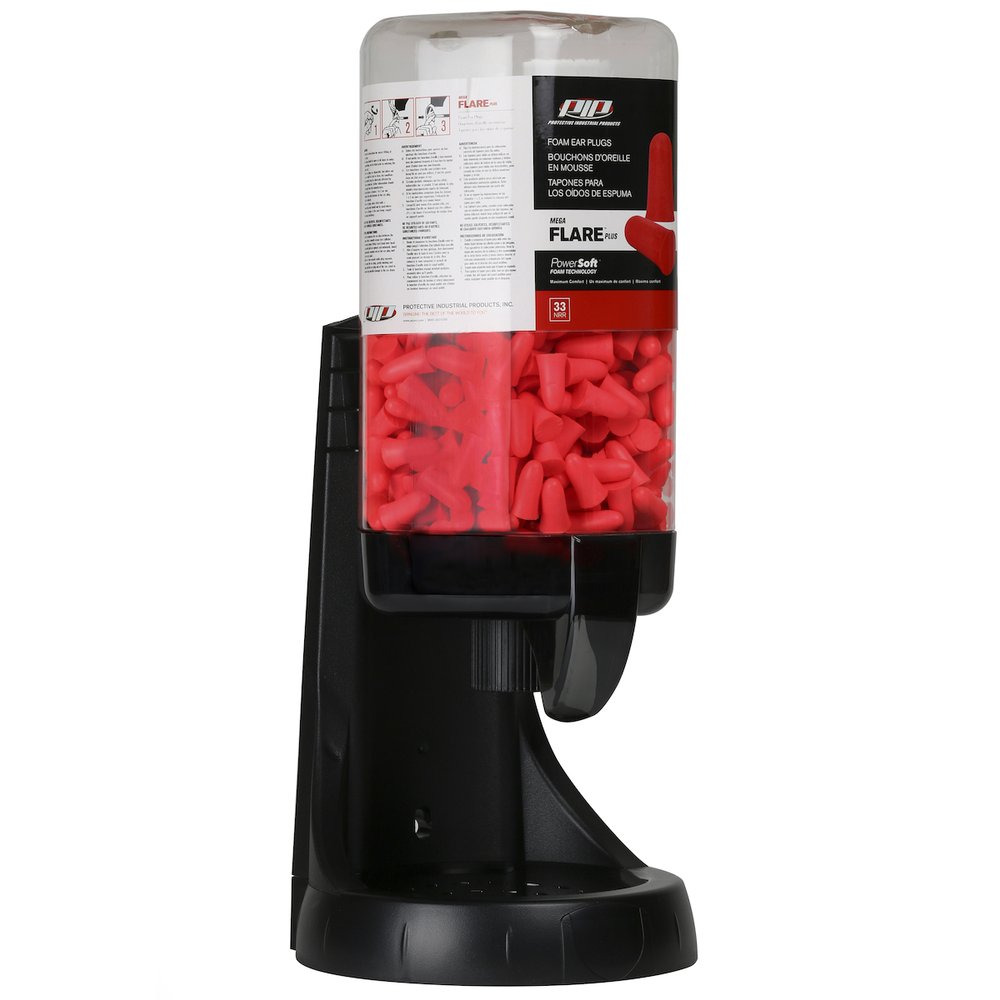 PIP Prefilled Mega Flare Earplug DISPENSER-400 PR (Dispenser)