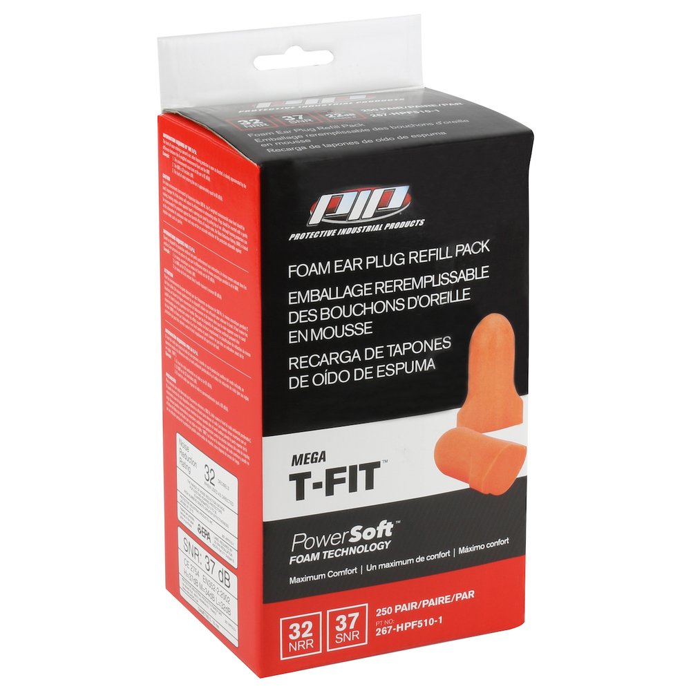 PIP T Dispo Polyure Earplugs-dispenser Refill 250PR (Dispenser)