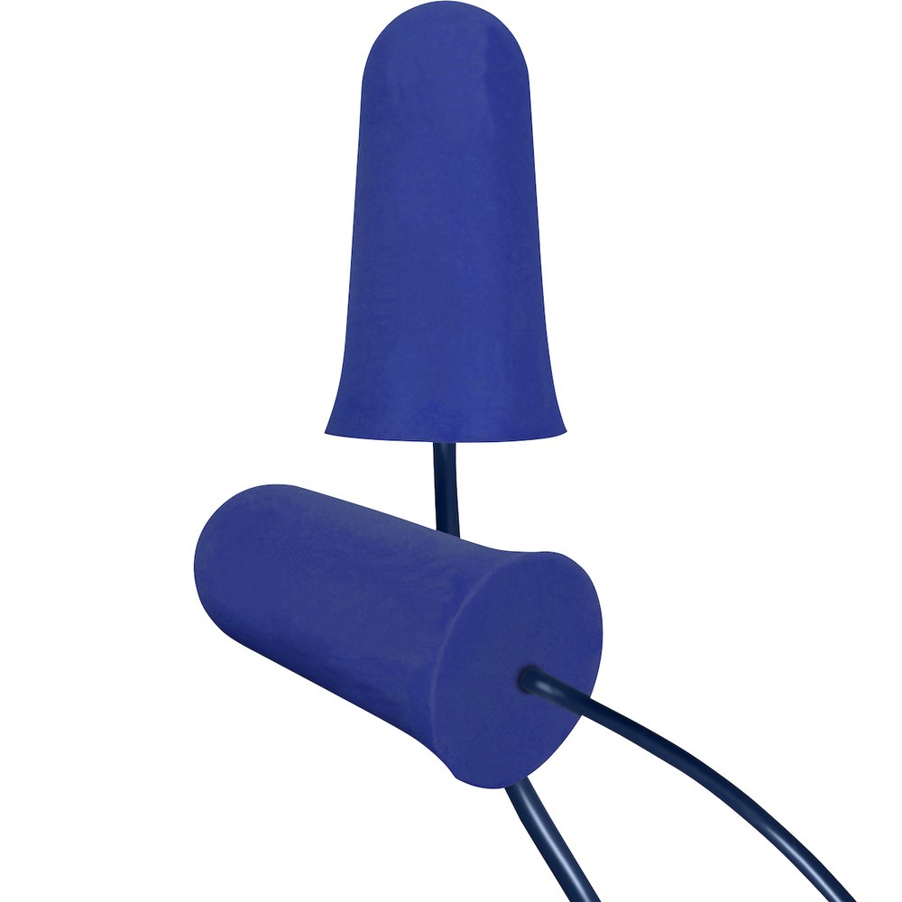PIP Metal Detect Soft Polyure. Cord Earplugs 100PR (Box)