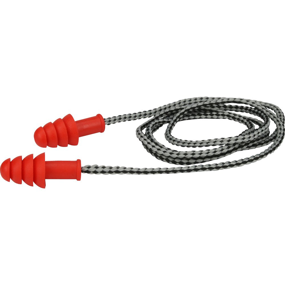 PIP Reusable TPR Corded Earplugs - NRR 27 BX/100 (Box)