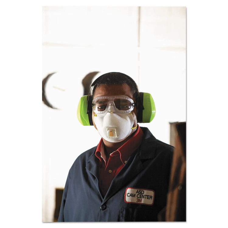 Particulate Respirator w/Cool Flow Exhalation Valve, Standard Size, 10/Box