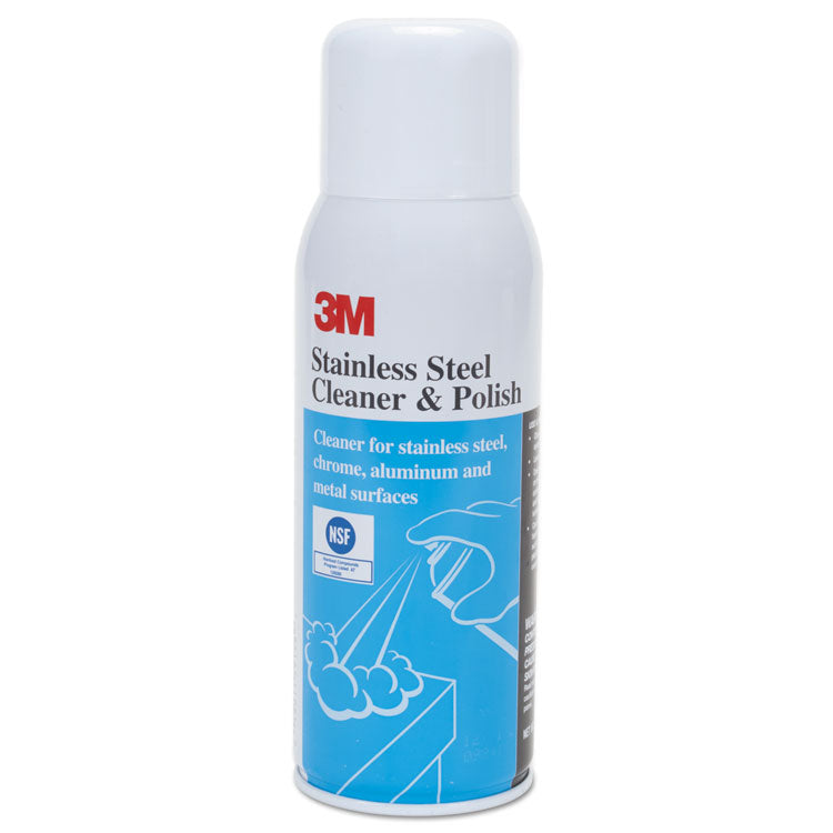 Stainless Steel Cleaner and Polish, 10 oz Aerosol Spray