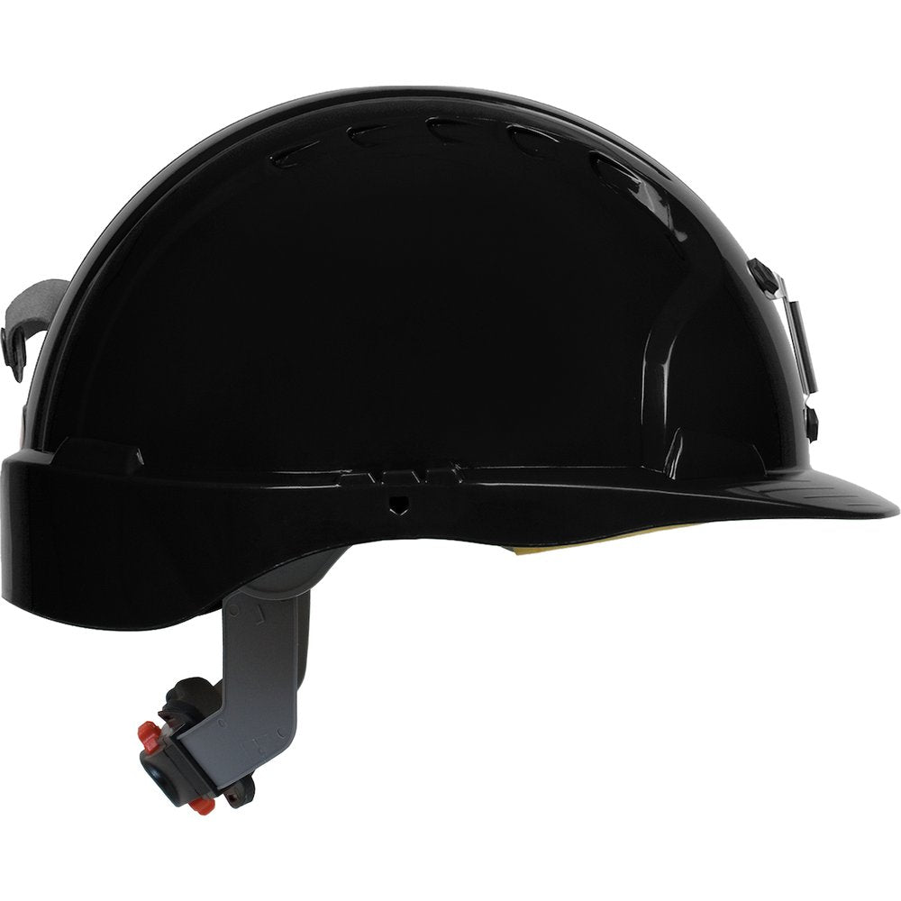 PIP Brim Mining Hardhat Hdpeshell 6-PT Susp BLK