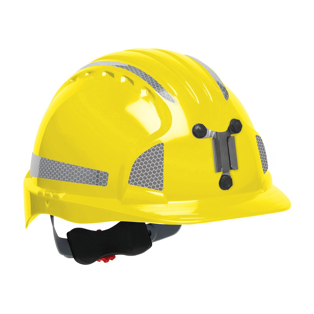 PIP Brim Mine Hardhat Hdpe Shell CR2 Reflect Kit YEL