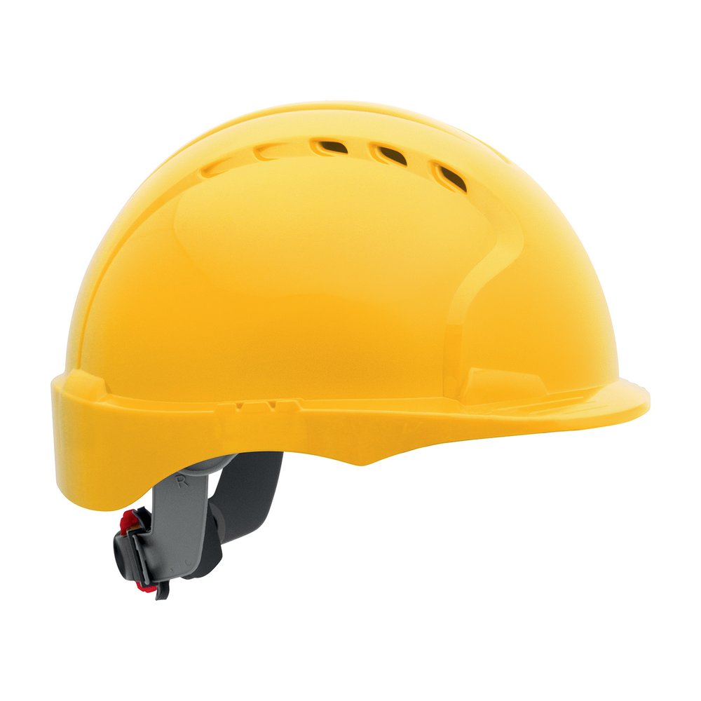 PIP Vent Shortbrim Hardhat Hdpe Shell 6-PT Susp YEL