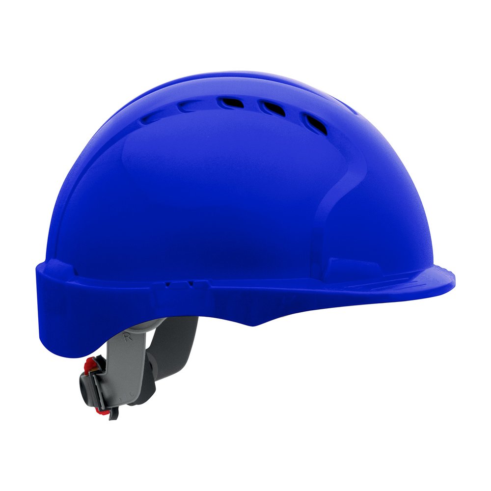 PIP Vent Shortbrim Hardhat Hdpe Shell 6-PT Susp BLU