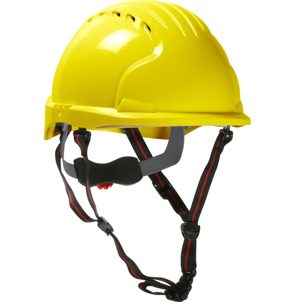 PIP Vent Cap Helm Hdpe Shell 6-PT Suspension YEL