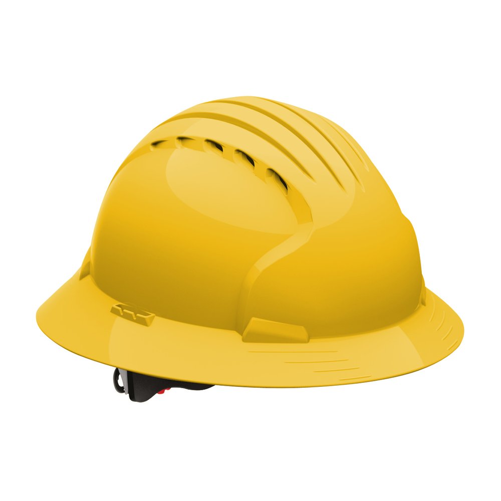 PIP Vented FB Hard Hat W/HDPE Shell 6-PT Poly Susp, 10/Case