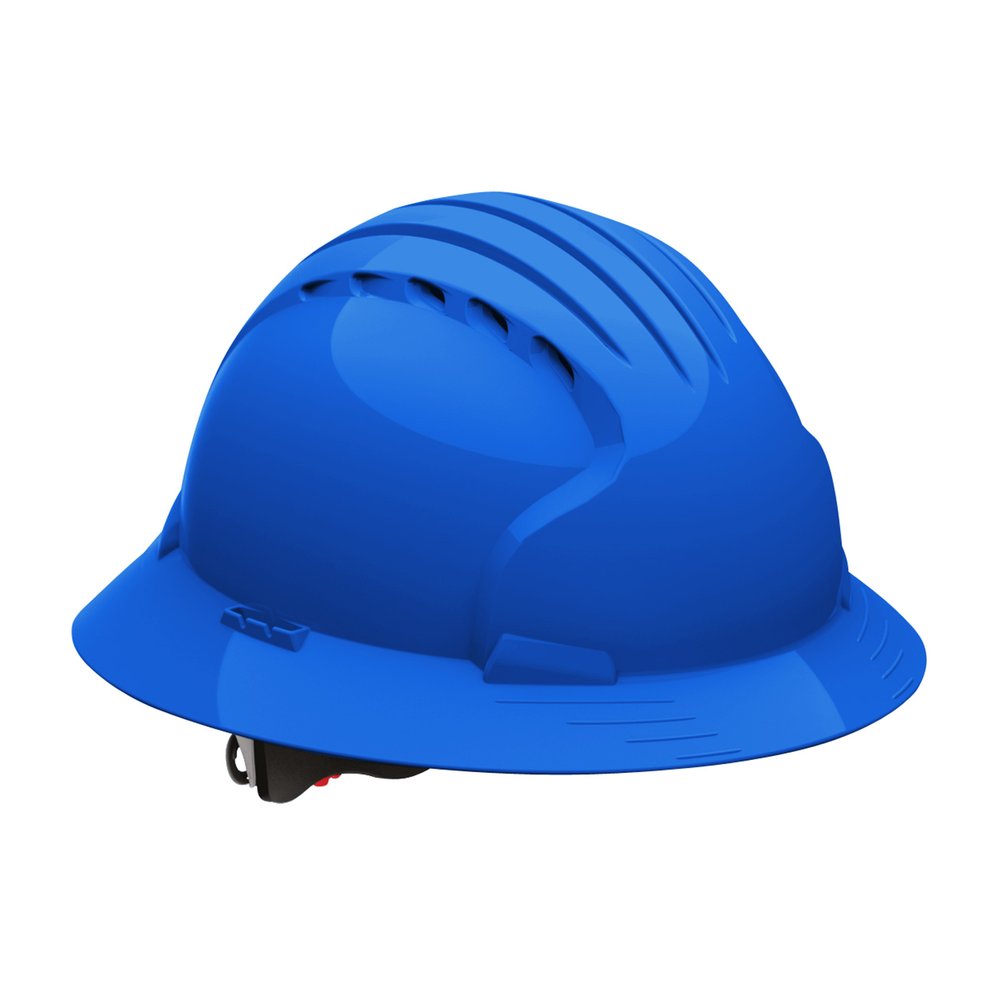 PIP Vented FB Hard Hat W/HDPE Shell 6-PT Poly Susp, 10/Case