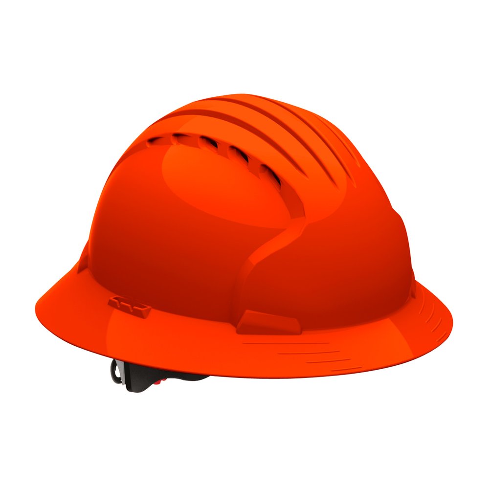PIP Vented FB Hard Hat W/HDPE Shell 6-PT Poly Susp, 10/Case