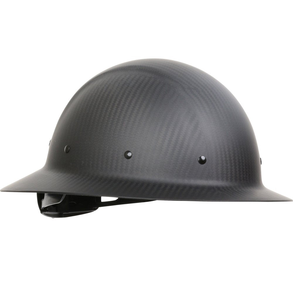 PIP Fullbrim Hardhat Matte 8-PT Riveted Susp BLK