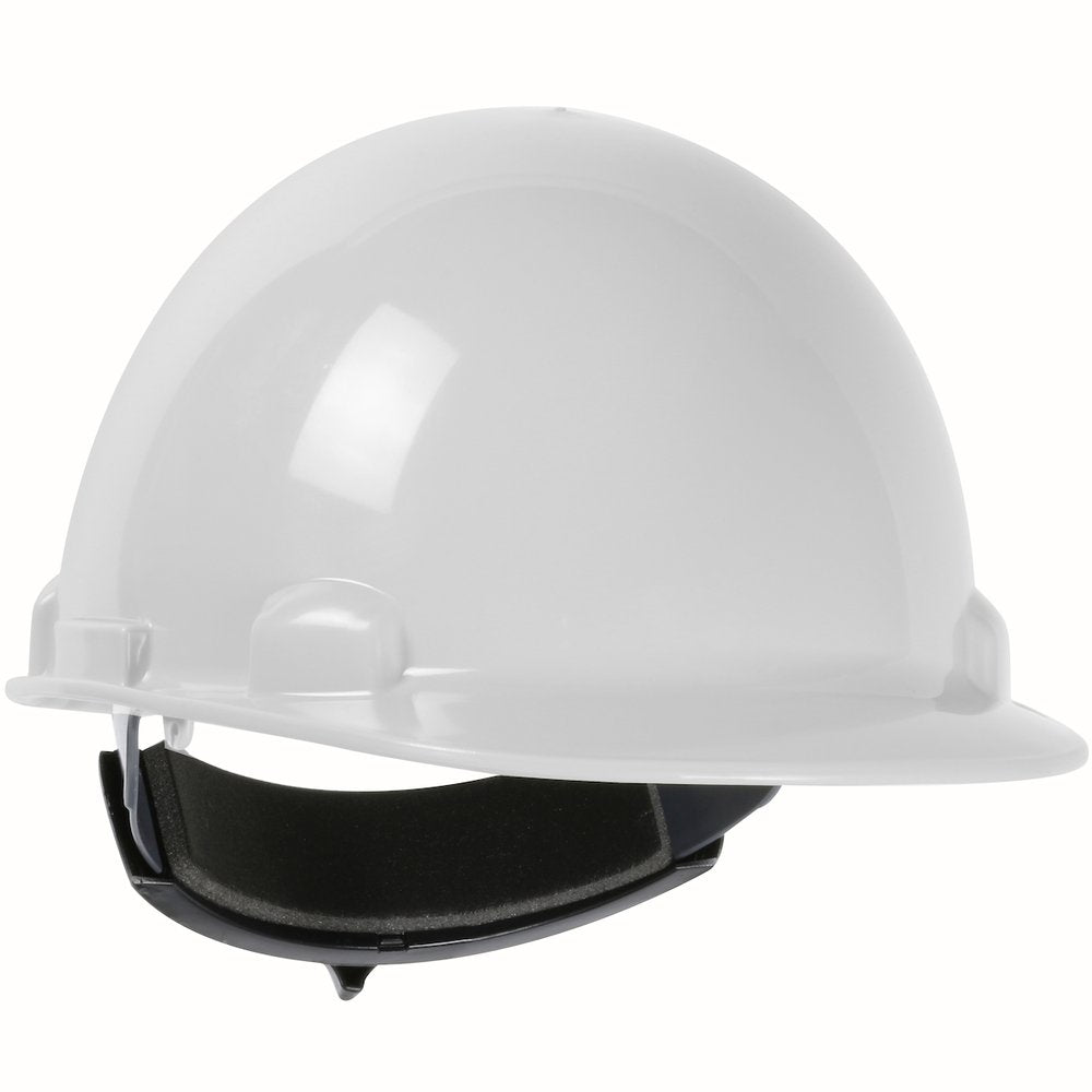 PIP Cap Style Smooth Dome Hardhat Hdpe Shell WHT