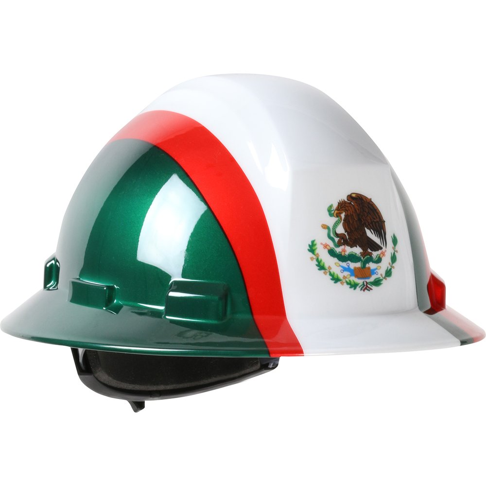 PIP Fullbrim Hardhat 4-PT Textile Susp Graphic MEX