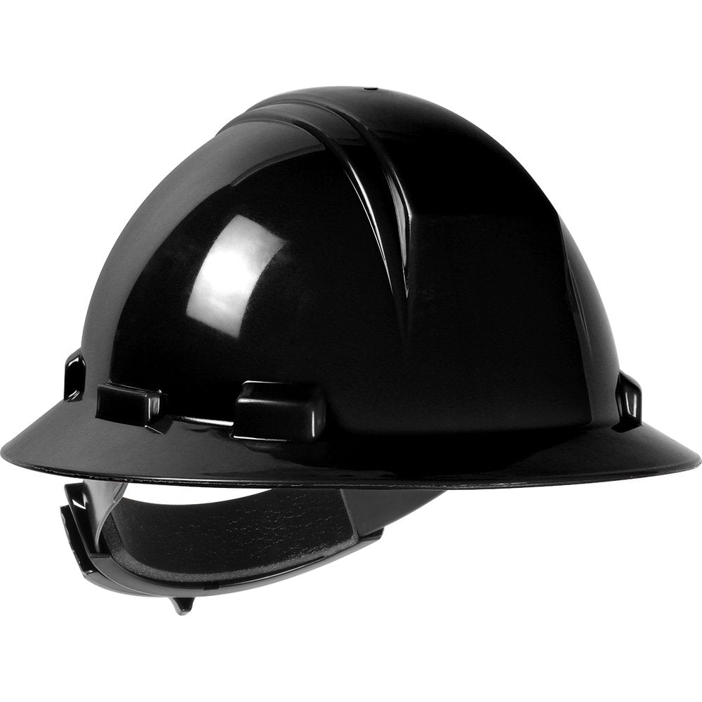 PIP Type II Full Brim Hard Hat Rachet Susp BLK