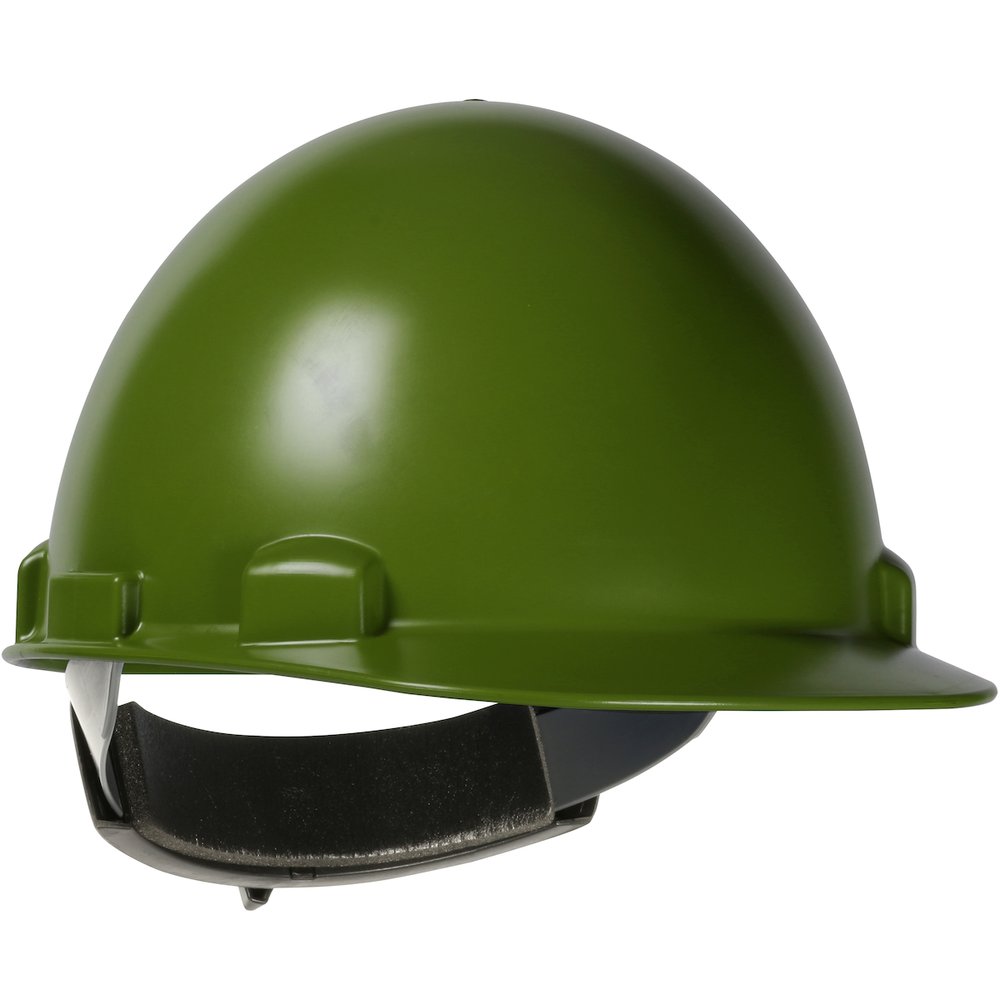 PIP Cap Style Smooth HARDHATABS/POLYCARBONATE GRN